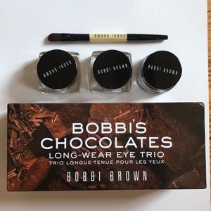 Bobbi Brown eye shadow, brush & eyeliner